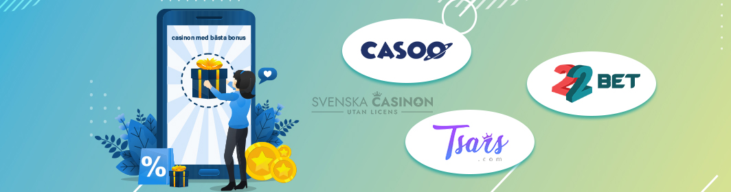 Casino bonusar hos casinon utan svensk licens
