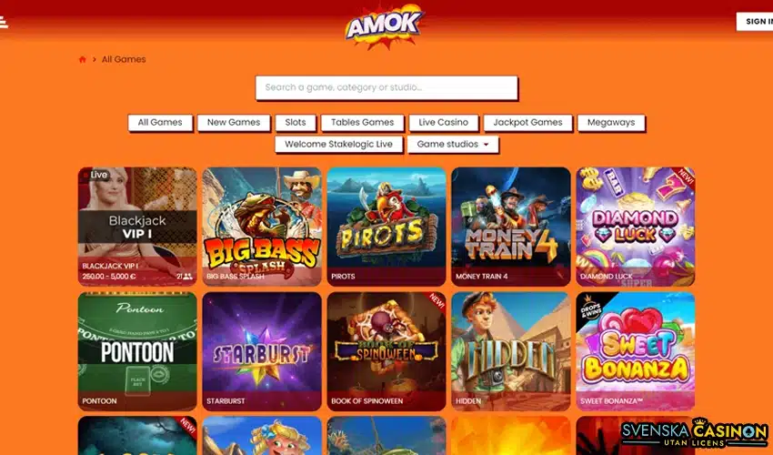 Amok casino