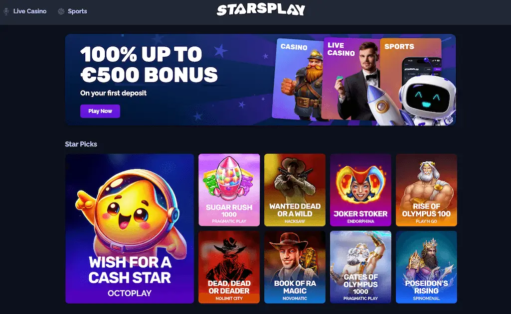 Starsplay casino